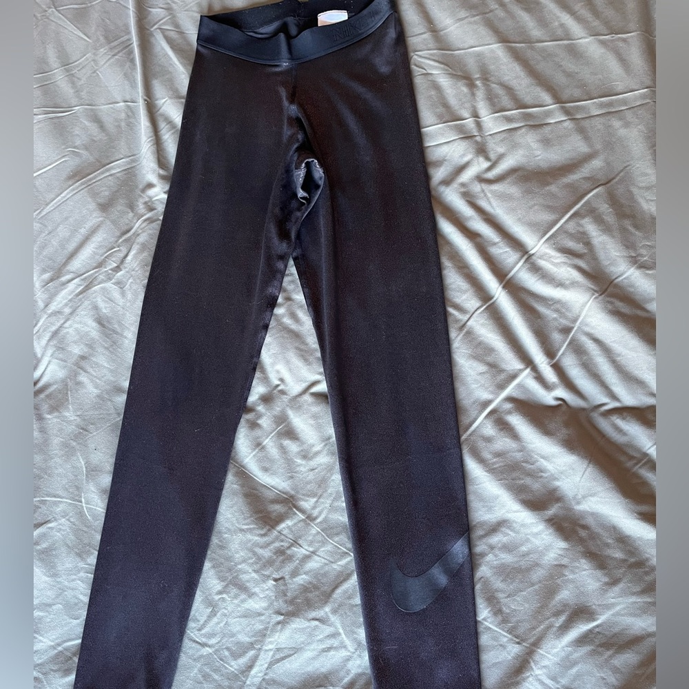 Glittery Nike Dri Fit athletic leggings